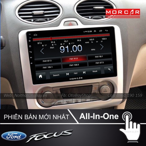 Man Hinh Android Va Camera 360 Cho xe Focus 2007 2011 DHTD 7