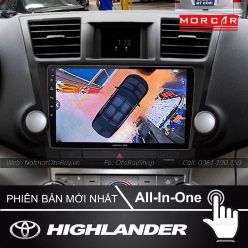 Hệ Thống Màn Hình Android & Camera 360 Cho Highlander 2009-2014 19 Man Hinh Android Va Camera 360 Cho xe Highlander 2009 2014 2