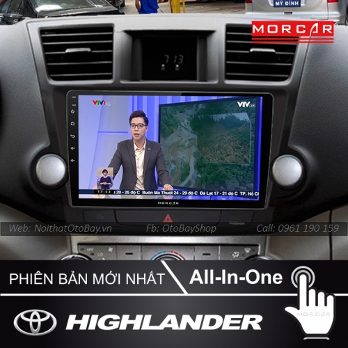 Hệ Thống Màn Hình Android & Camera 360 Cho Highlander 2009-2014 26 Man Hinh Android Va Camera 360 Cho xe Highlander 2009 2014 9