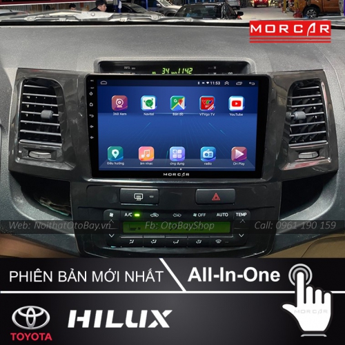 Man Hinh Android Va Camera 360 Cho xe Hilux 2007 2015 8
