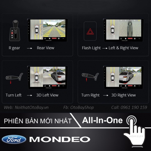 Hệ Thống Màn Hình Android & Camera 360 cho xe Mondeo 2007-2010 22 Man Hinh Android Va Camera 360 Cho xe Mondeo 2007 2010 2