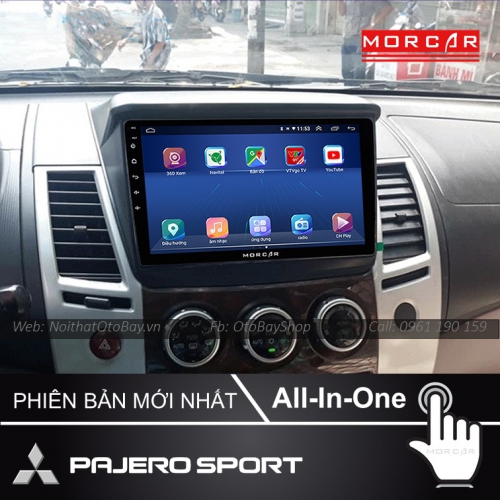 Man Hinh Android Va Camera 360 Cho xe Pajero Sport 2008 2016 3