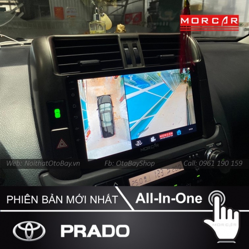 Man Hinh Android Va Camera 360 Cho xe Prado 2010 2013 4