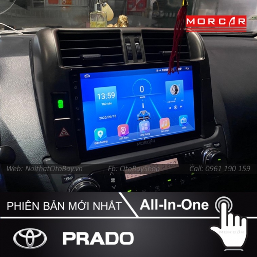 Man Hinh Android Va Camera 360 Cho xe Prado 2010 2013 8