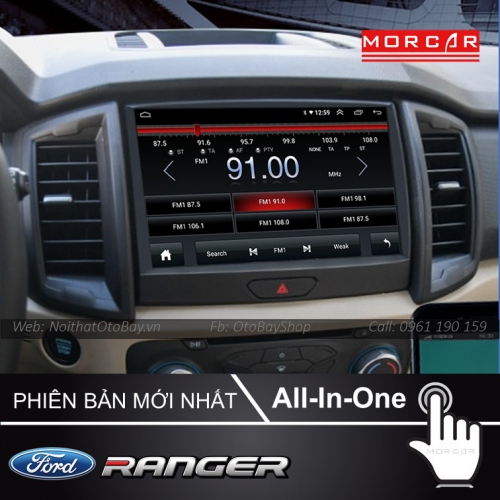 Man Hinh Android Va Camera 360 Cho xe Ranger 2020 2021 7