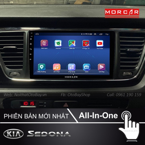 Màn hình ô tô Morcar được thiết kế tỉ mỉ, đường nét tinh tế