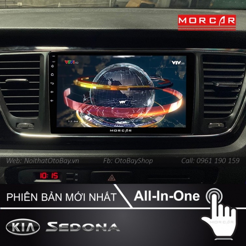 Man Hinh Android Va Camera 360 Cho xe Sedona 2014 2020 5