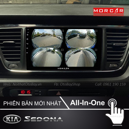 Không gian nội thất bên trong xe Kia Sedona rộng rãi, tiện nghi, tinh tế