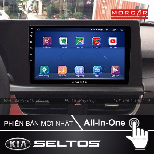 Man Hinh Android Va Camera 360 Cho xe Seltos 2019 2021 3