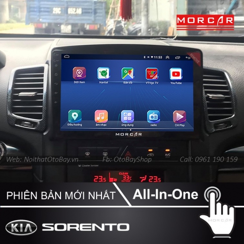 Với Sorento thì màn hình Morcar là một trải nghiệm mới và chất lượng