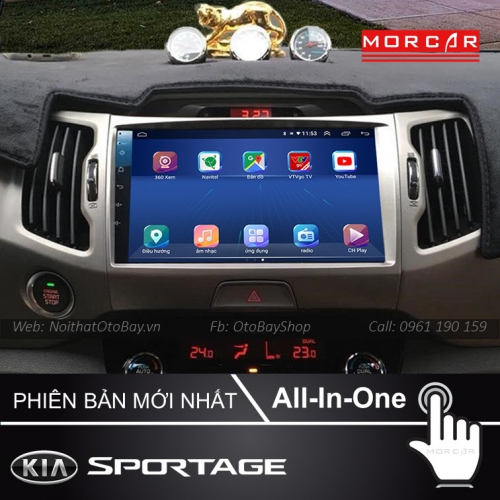Man Hinh Android Va Camera 360 Cho xe Sportage 2010 2017 3