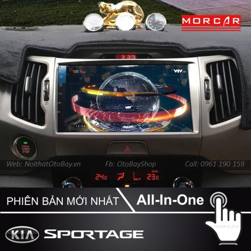 Man Hinh Android Va Camera 360 Cho xe Sportage 2010 2017 5