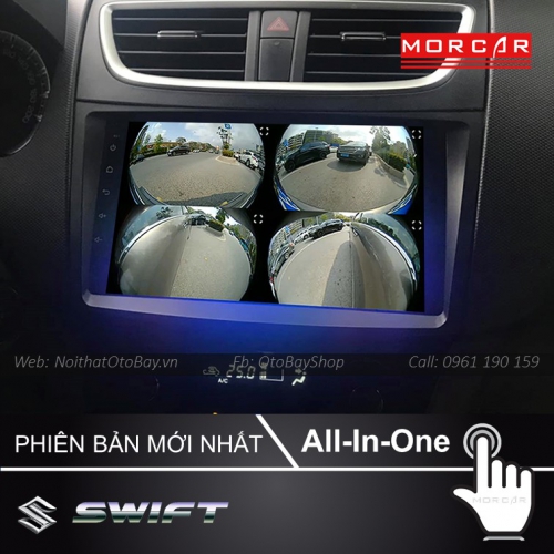 Hệ Thống Màn Hình Android & Camera 360 Cho Xe Swift 2013-2017 27 Man Hinh Android Va Camera 360 Cho xe Swift 2013 2017 7