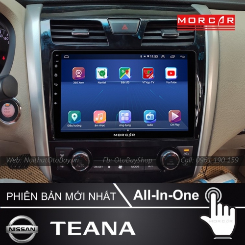 Hệ Thống Màn Hình Android & Camera 360 cho xe Teana 2013-2016 23 Hệ điều hành android cho xe Teana dễ dàng thích ứng và sử dụng