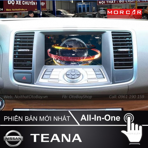 màn hình android cho xe Teana