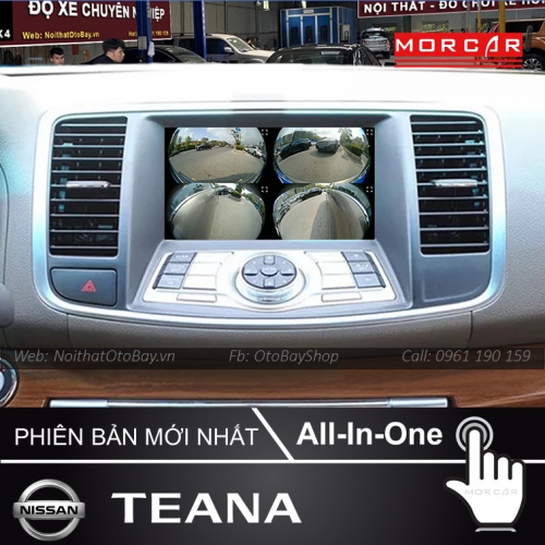 Man Hinh Android Va Camera 360 Cho xe Teana TB 2008 2012 8