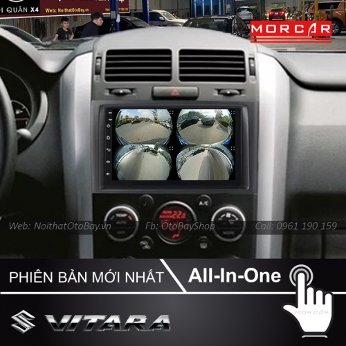 Hệ Thống Màn Hình Android & Camera 360 Cho Xe Vitara 2007-2014 28 Man Hinh Android Va Camera 360 Cho xe Vitara 2007 2014 8