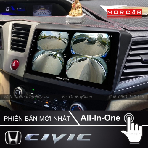 Hệ Thống Màn Hình Android & Camera 360 Civic 2012-2015 28 Man Hinh Android Va Camera 360 Civic 2012 2015 8