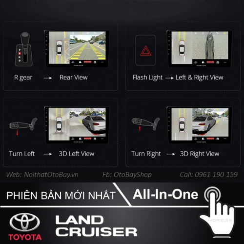 Man Hinh Android Va Camera 360 Land Cruiser 2005 2009 3