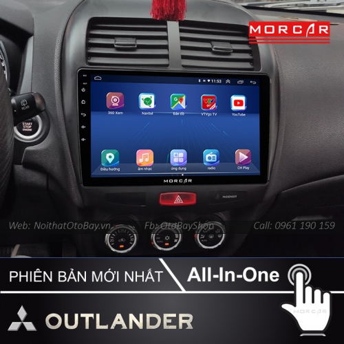 Man Hinh Android Va Camera 360 OutlanderSport 2010 2018 3