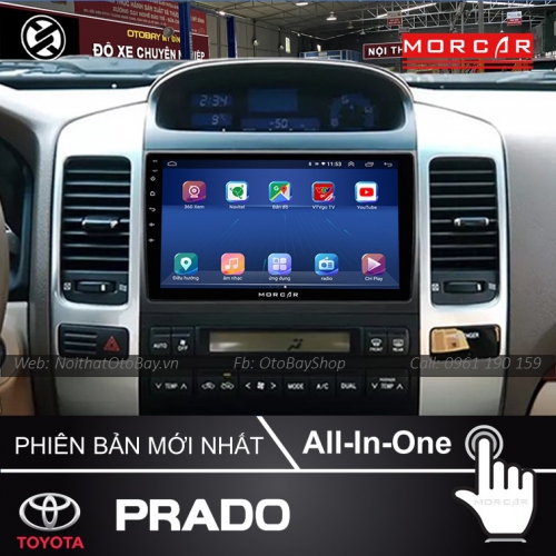 Hệ Thống Màn Hình Android & Camera 360 Prado 2004-2009 14 Man Hinh Android Va Camera 360 Prado 2004 2009 2