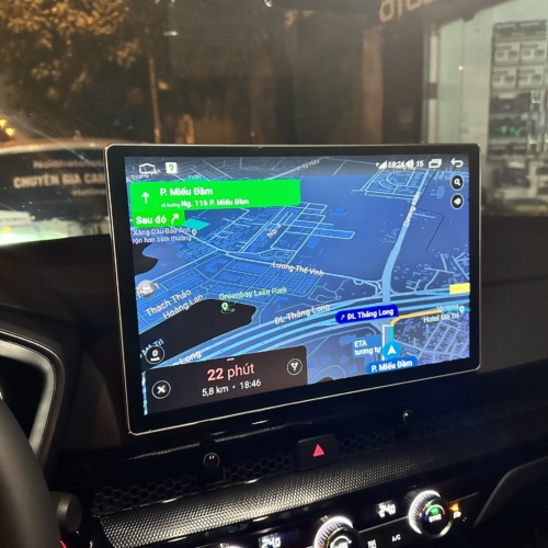 Hệ Thống Màn Hình Android 13 inches và Camera 360 Honda CRV 2023-2025 19 Bản đồ dẫn đường Google maps trên màn hình Android 13