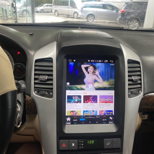 Màn Hình Android Tesla Chevrolet Captiva 13 Màn hình Tesla Captiva công nghệ mới nhất