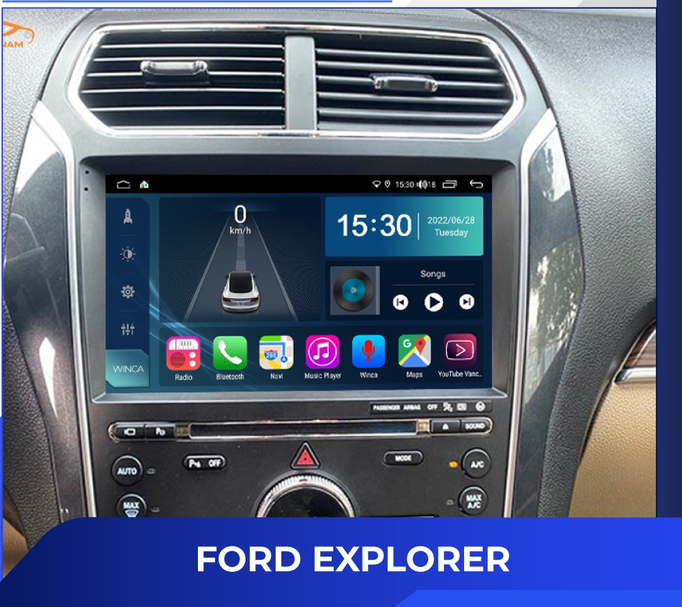 Màn Hình Android & Camera 360 cho xe Explorer 2015-2021 34 Lắp màn hình Ford Explorer tại Hà Nội