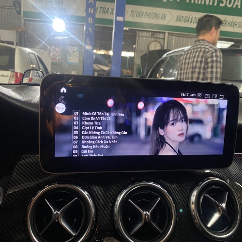 Màn hình Android lắp cho Mercedes GLA, CLA công nghệ mới nhất