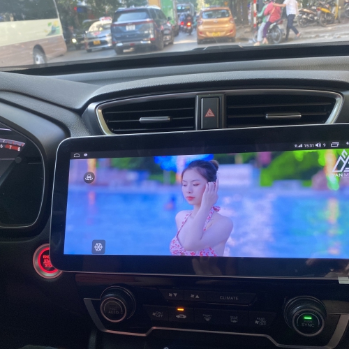 Hệ Thống Màn Hình Android 12,3" & Camera 360 Cho Honda CRV 2017-2022 16 Xem youtube trên màn hình Honda CRV 12,3