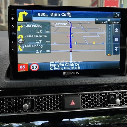 Camera 360 và màn hình Android Honda Civic 2022-2023