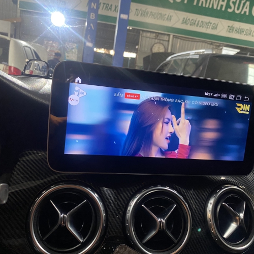 Màn hình Android lắp cho Mercedes GLA, CLA công nghệ mới nhất