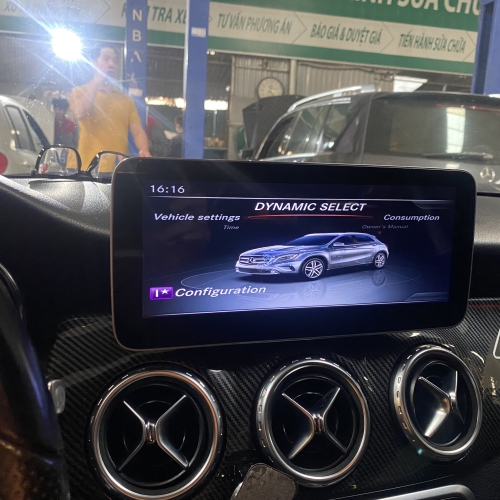 Màn hình Android lắp cho Mercedes GLA, CLA công nghệ mới nhất