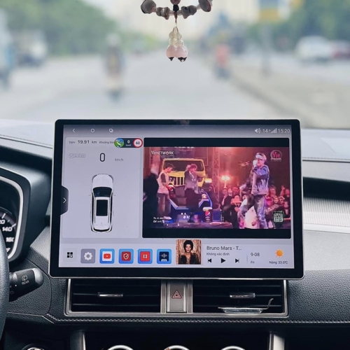 Hệ Thống Màn Hình Android 13 inches và Camera 360 Mitsubishi Xpander 19 Xem youtube trên màn hình Android 13