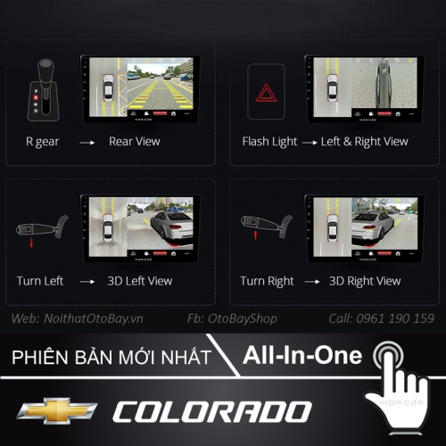 Màn Hình Android Chevrolet Colorado LTZ 2017-2020 15 Man hinh Cho Colorado LTZ 2017 2020 1