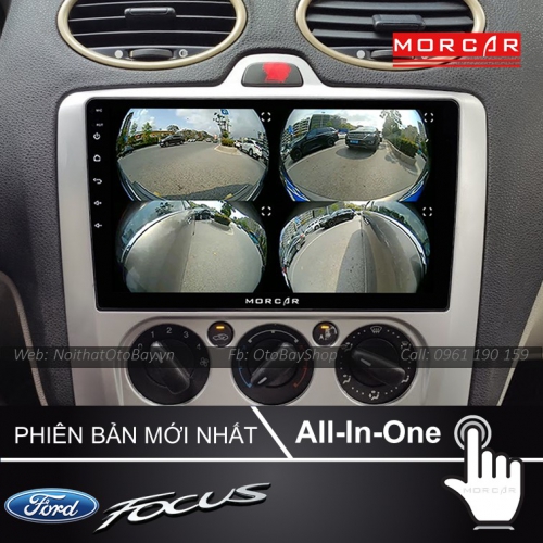 Màn Hình Android Ford Focus 2007-2011 (Điều hòa cơ) 18 Man hinh Cho Focus 2007 2011 DHC 6
