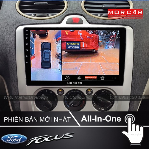 Màn Hình Android Ford Focus 2007-2011 (Điều hòa cơ) 19 Man hinh Cho Focus 2007 2011 DHC 7