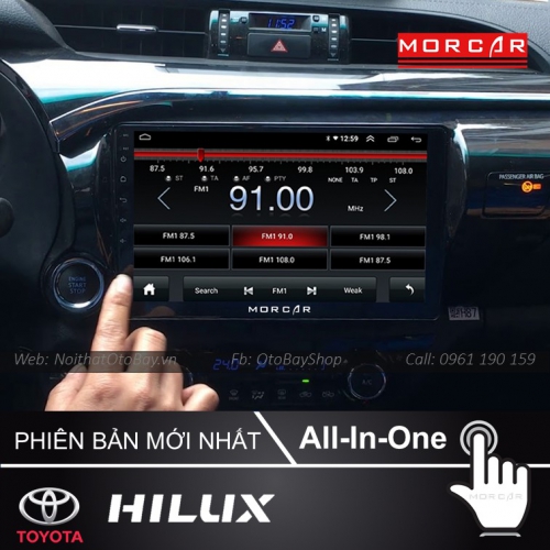 Màn Hình Android Toyota Hilux 2016-2020 16 Man hinh Cho Hilux 2016 2020 3