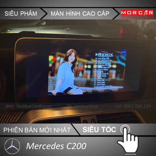 Màn Hình Android Cho Mercedes C200 2011-2014 18 Man hinh Cho Mercedes C200 2011 2014 3