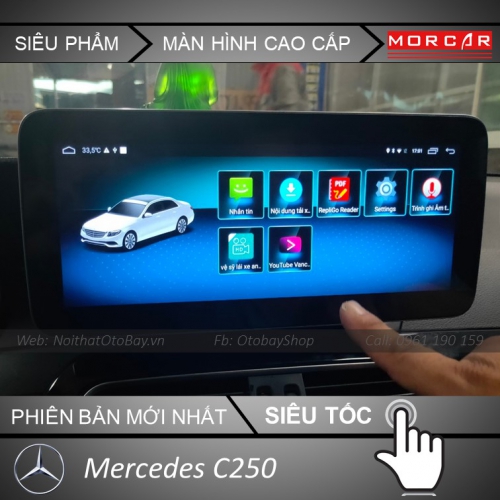Màn Hình Android Cho Mercedes C250 2011-2014 11 Man hinh Cho Mercedes C250 2011 2014 10