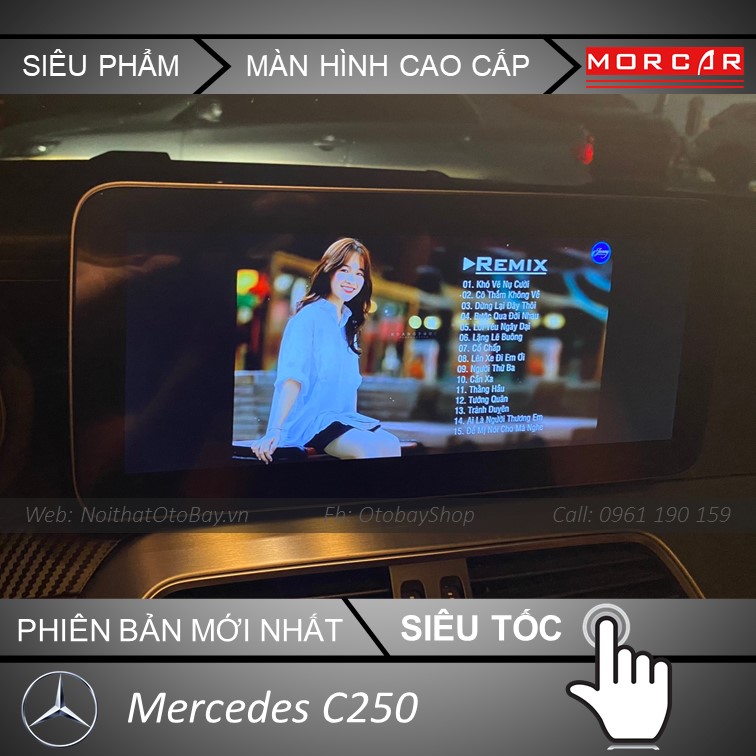 Màn Hình Cho Mercedes C250 2011-2014 - Giải trí