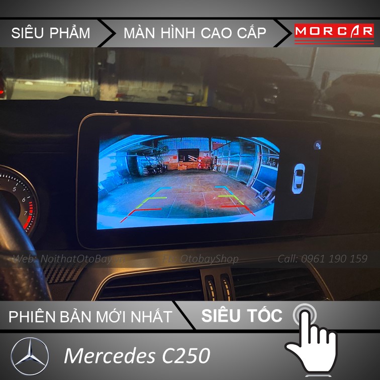 Màn Hình Cho Mercedes C250 2011-2014 - Camera lùi