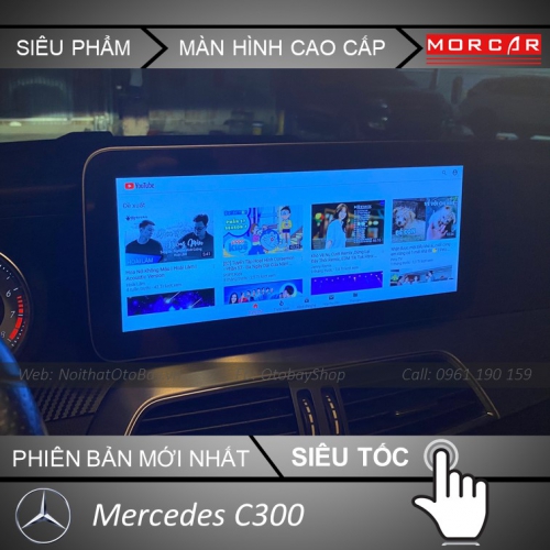 Màn Hình Android Cho Mercedes C300 2011-2014 19 Man hinh Cho Mercedes C300 2011 2014 4