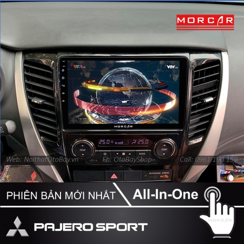 Man hinh Cho Pajero Sport 2016 2019 2