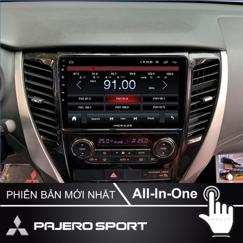 Man hinh Cho Pajero Sport 2016 2019 4