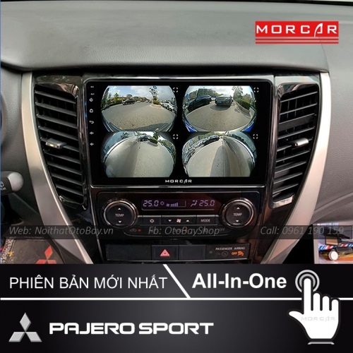 Man hinh Cho Pajero Sport 2016 2019 5