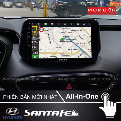 Man hinh Cho Santafe 2018 2020 6
