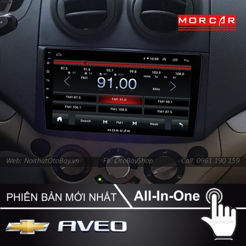 Man hinh Cho Xe Aveo Gentra 2013 2019 5