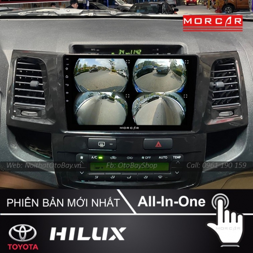 Màn Hình Android Toyota Hilux 2007-2015 15 Man hinh Cho Xe Hilux 2007 2015 2