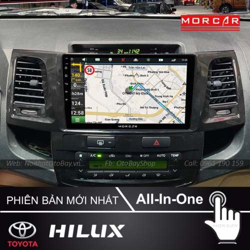 Màn Hình Android Toyota Hilux 2007-2015 17 Man hinh Cho Xe Hilux 2007 2015 4